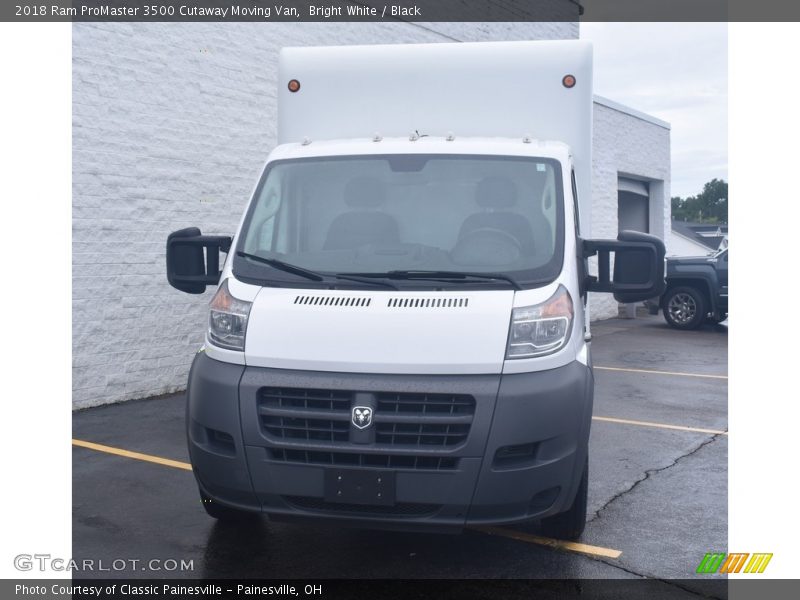 Bright White / Black 2018 Ram ProMaster 3500 Cutaway Moving Van