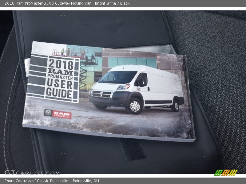 Bright White / Black 2018 Ram ProMaster 3500 Cutaway Moving Van