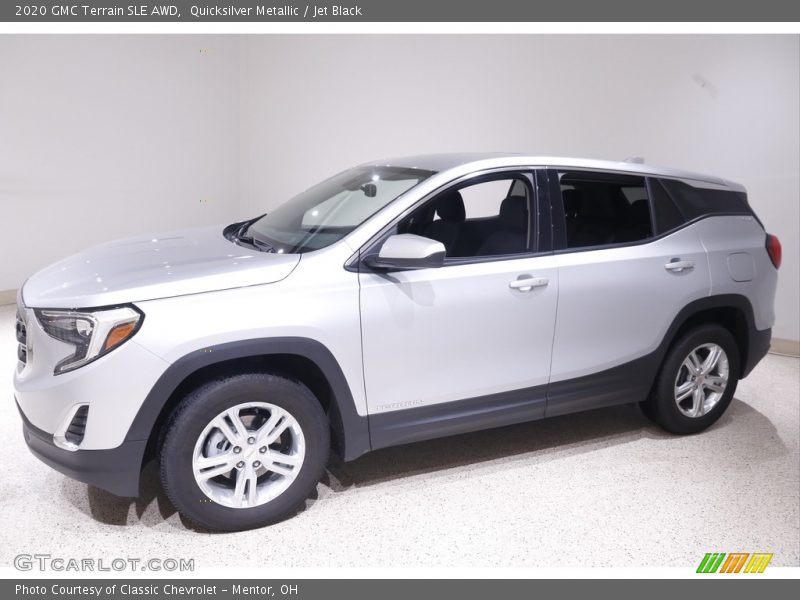 Quicksilver Metallic / Jet Black 2020 GMC Terrain SLE AWD
