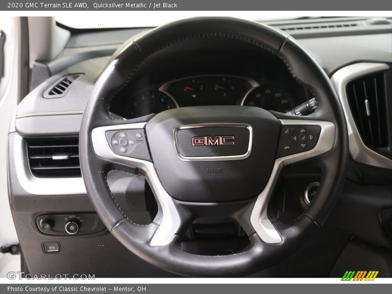 Quicksilver Metallic / Jet Black 2020 GMC Terrain SLE AWD