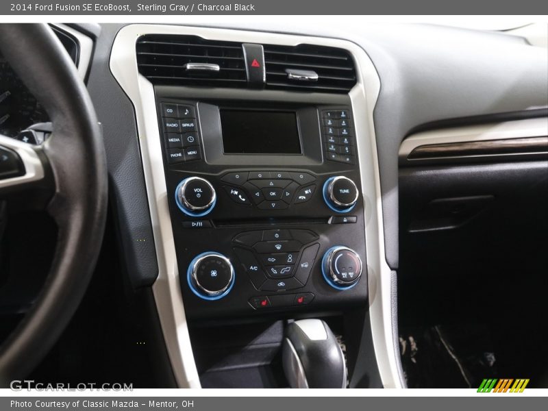 Sterling Gray / Charcoal Black 2014 Ford Fusion SE EcoBoost