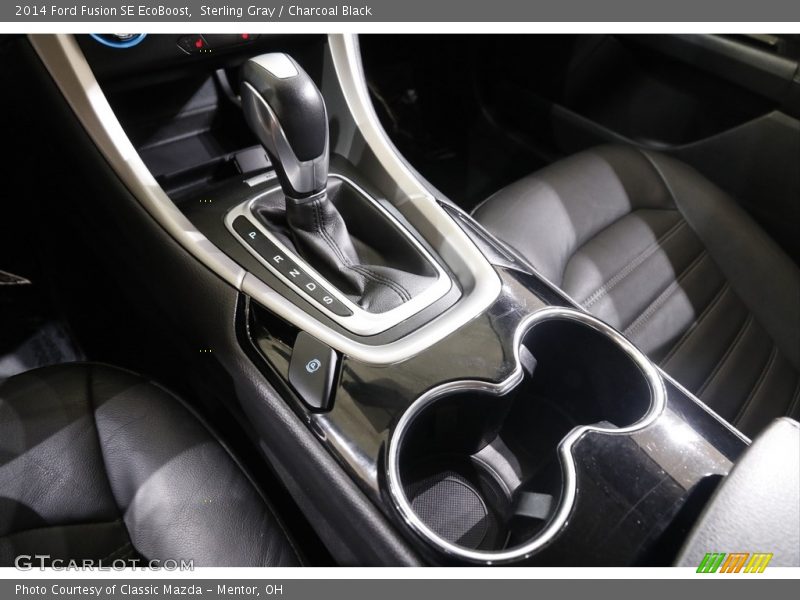 Sterling Gray / Charcoal Black 2014 Ford Fusion SE EcoBoost