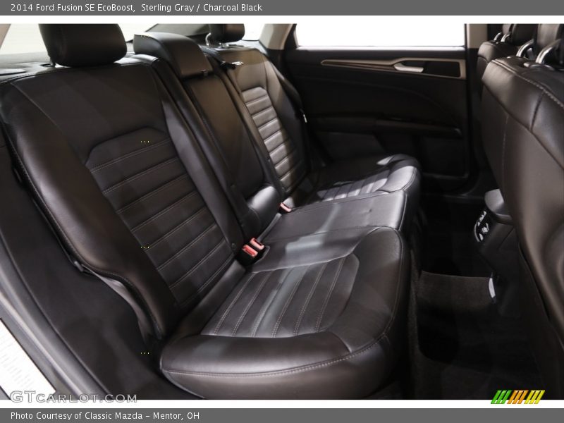 Sterling Gray / Charcoal Black 2014 Ford Fusion SE EcoBoost