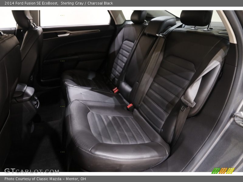 Sterling Gray / Charcoal Black 2014 Ford Fusion SE EcoBoost