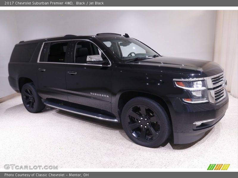 Black / Jet Black 2017 Chevrolet Suburban Premier 4WD