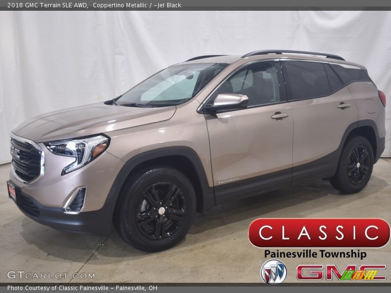 Coppertino Metallic / ­Jet Black 2018 GMC Terrain SLE AWD