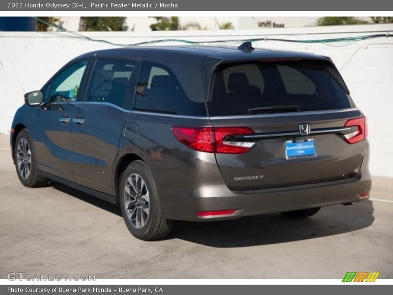 Pacific Pewter Metallic / Mocha 2022 Honda Odyssey EX-L