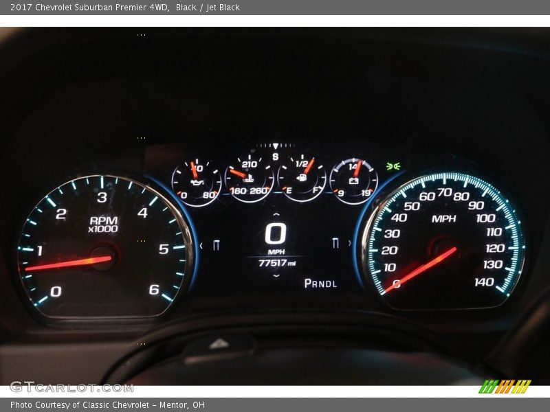 Black / Jet Black 2017 Chevrolet Suburban Premier 4WD