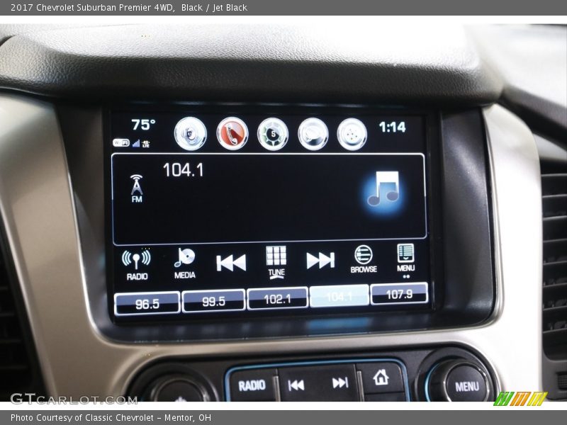 Black / Jet Black 2017 Chevrolet Suburban Premier 4WD
