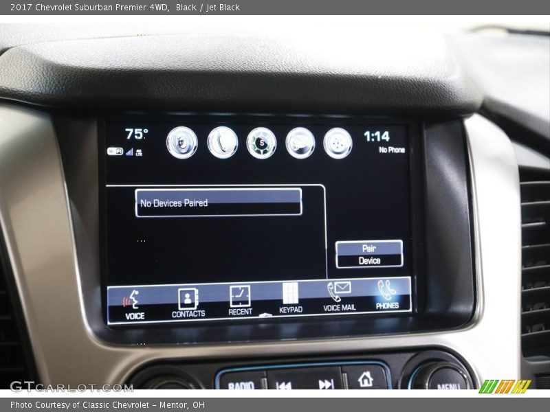 Black / Jet Black 2017 Chevrolet Suburban Premier 4WD