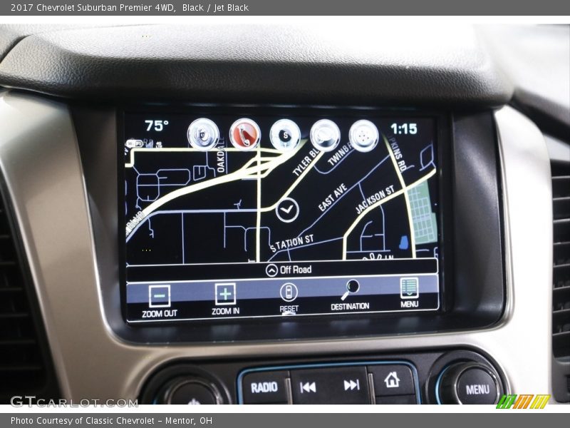 Black / Jet Black 2017 Chevrolet Suburban Premier 4WD