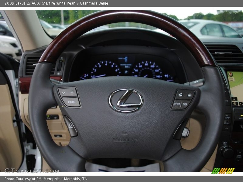 Starfire White Pearl / Cashmere Beige 2009 Lexus LS 460