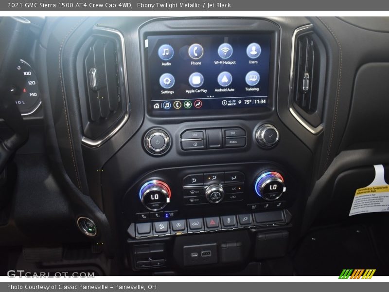 Ebony Twilight Metallic / Jet Black 2021 GMC Sierra 1500 AT4 Crew Cab 4WD