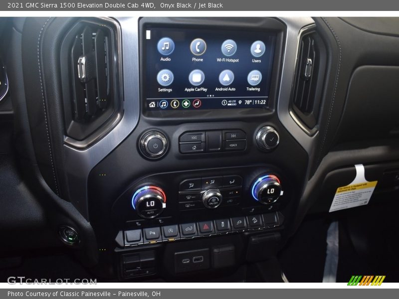 Onyx Black / Jet Black 2021 GMC Sierra 1500 Elevation Double Cab 4WD