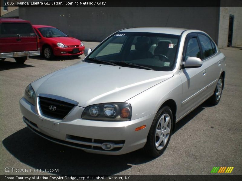 Sterling Metallic / Gray 2005 Hyundai Elantra GLS Sedan