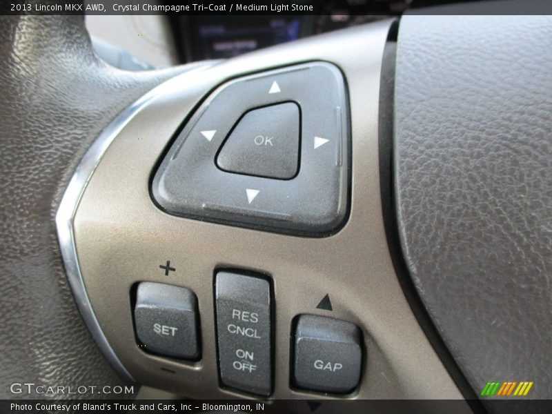 Crystal Champagne Tri-Coat / Medium Light Stone 2013 Lincoln MKX AWD