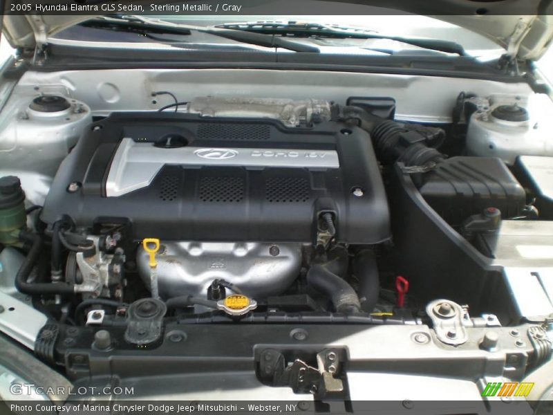 Sterling Metallic / Gray 2005 Hyundai Elantra GLS Sedan