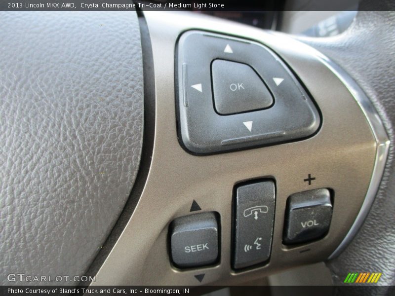 Crystal Champagne Tri-Coat / Medium Light Stone 2013 Lincoln MKX AWD