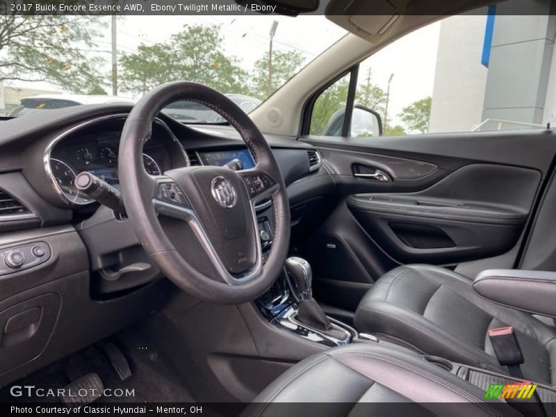  2017 Encore Essence AWD Ebony Interior