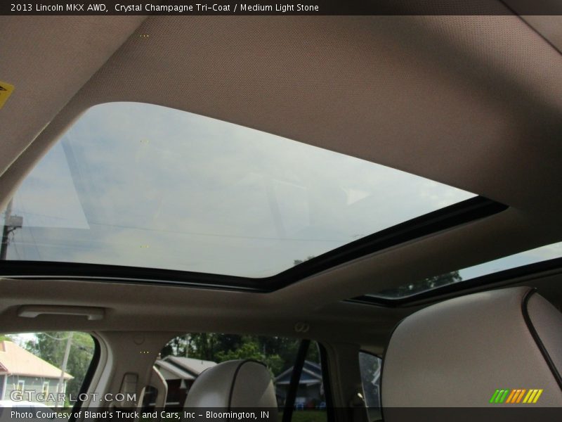 Crystal Champagne Tri-Coat / Medium Light Stone 2013 Lincoln MKX AWD