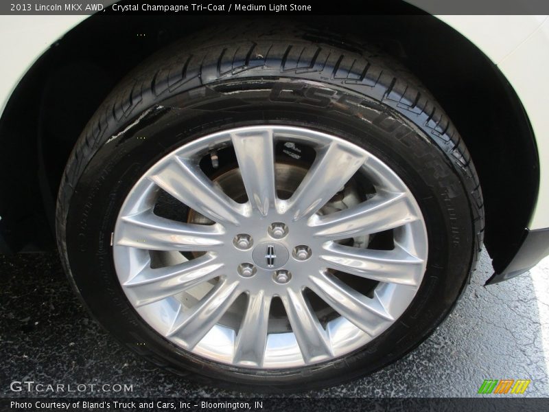 Crystal Champagne Tri-Coat / Medium Light Stone 2013 Lincoln MKX AWD