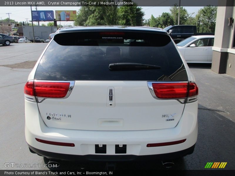Crystal Champagne Tri-Coat / Medium Light Stone 2013 Lincoln MKX AWD