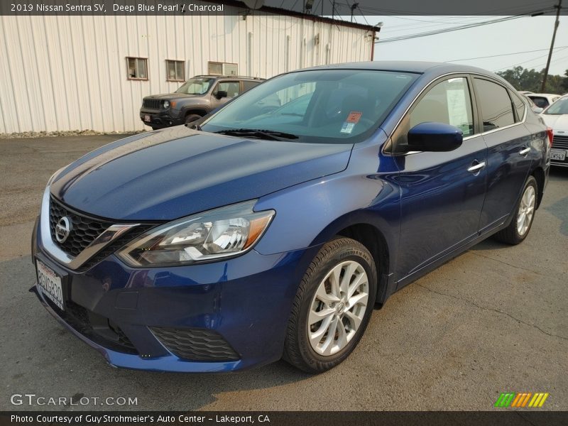 Deep Blue Pearl / Charcoal 2019 Nissan Sentra SV