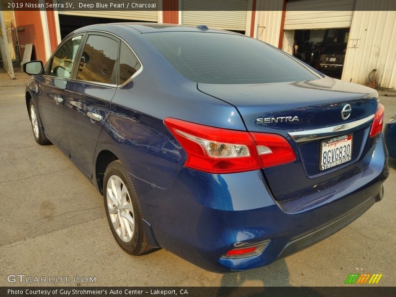 Deep Blue Pearl / Charcoal 2019 Nissan Sentra SV