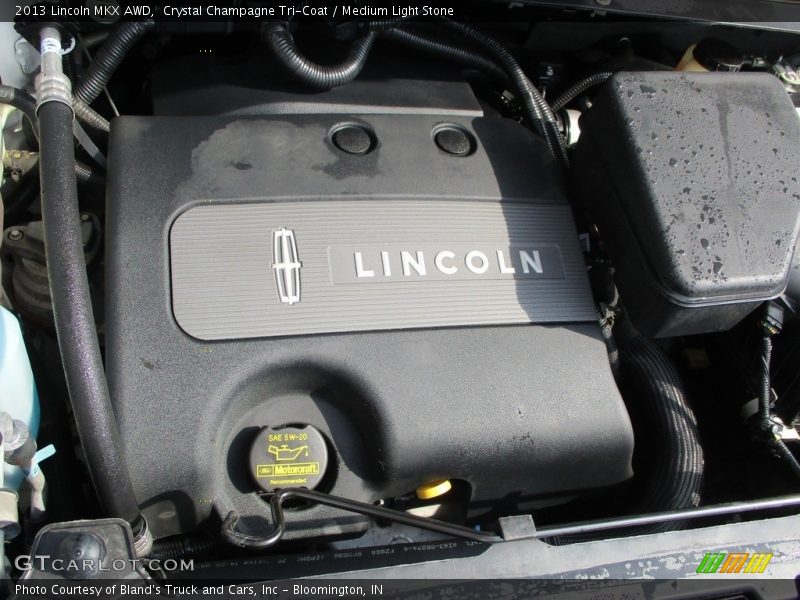 Crystal Champagne Tri-Coat / Medium Light Stone 2013 Lincoln MKX AWD