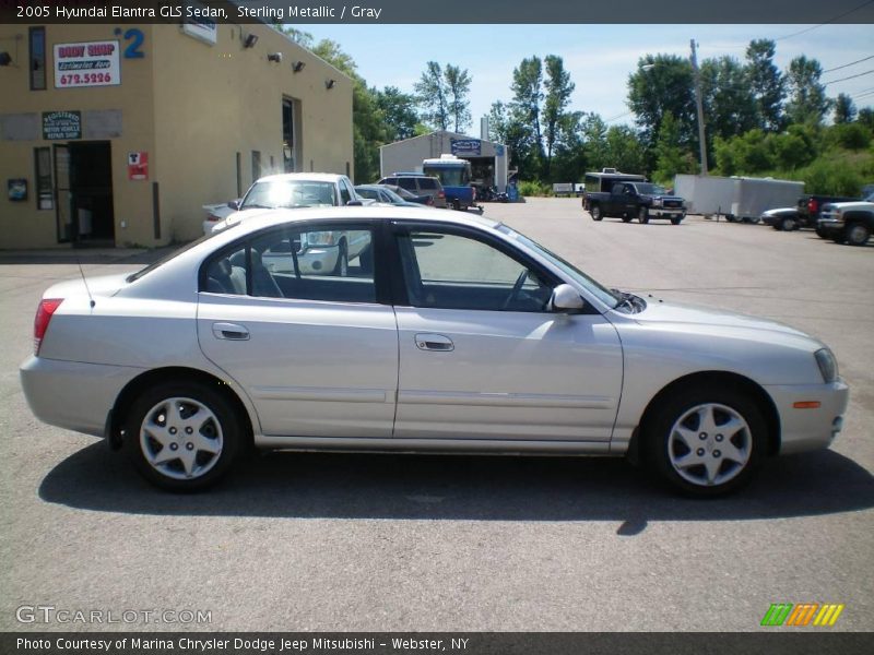 Sterling Metallic / Gray 2005 Hyundai Elantra GLS Sedan