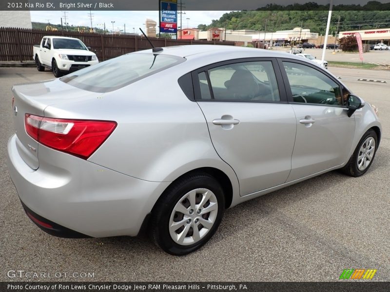 Bright Silver / Black 2012 Kia Rio EX