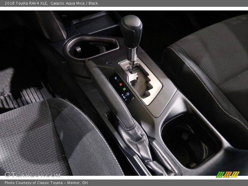 Galactic Aqua Mica / Black 2018 Toyota RAV4 XLE