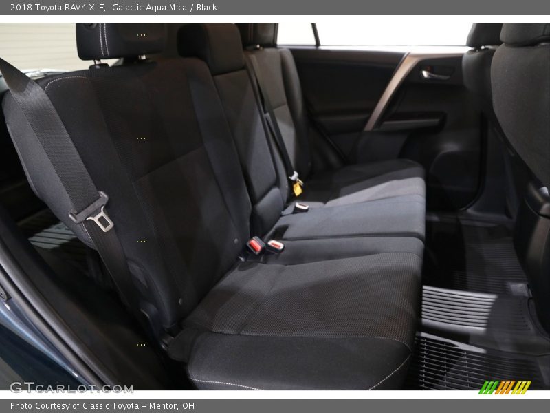 Galactic Aqua Mica / Black 2018 Toyota RAV4 XLE