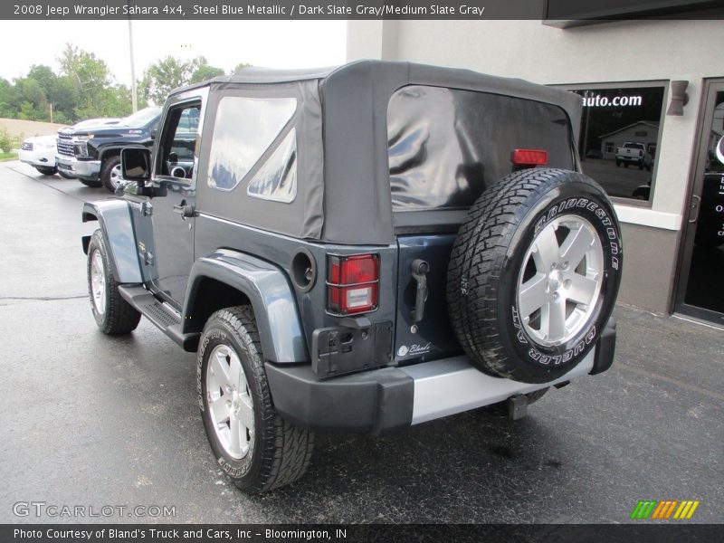Steel Blue Metallic / Dark Slate Gray/Medium Slate Gray 2008 Jeep Wrangler Sahara 4x4
