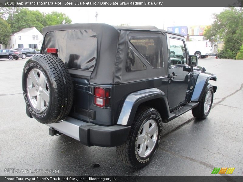 Steel Blue Metallic / Dark Slate Gray/Medium Slate Gray 2008 Jeep Wrangler Sahara 4x4