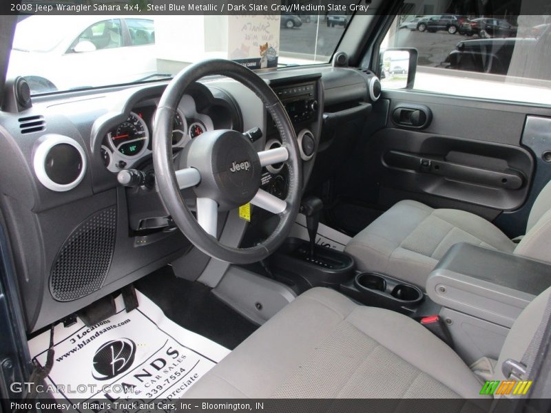 Steel Blue Metallic / Dark Slate Gray/Medium Slate Gray 2008 Jeep Wrangler Sahara 4x4