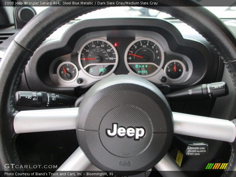 Steel Blue Metallic / Dark Slate Gray/Medium Slate Gray 2008 Jeep Wrangler Sahara 4x4