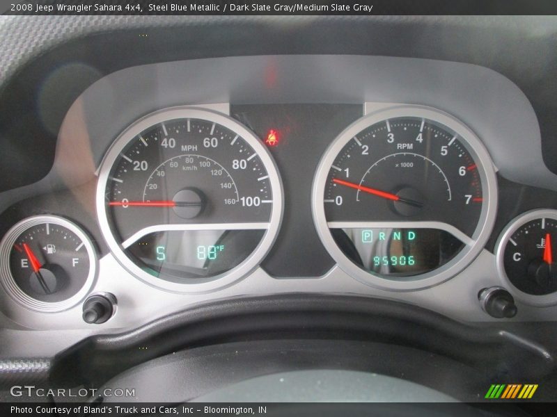 Steel Blue Metallic / Dark Slate Gray/Medium Slate Gray 2008 Jeep Wrangler Sahara 4x4