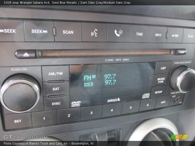 Steel Blue Metallic / Dark Slate Gray/Medium Slate Gray 2008 Jeep Wrangler Sahara 4x4