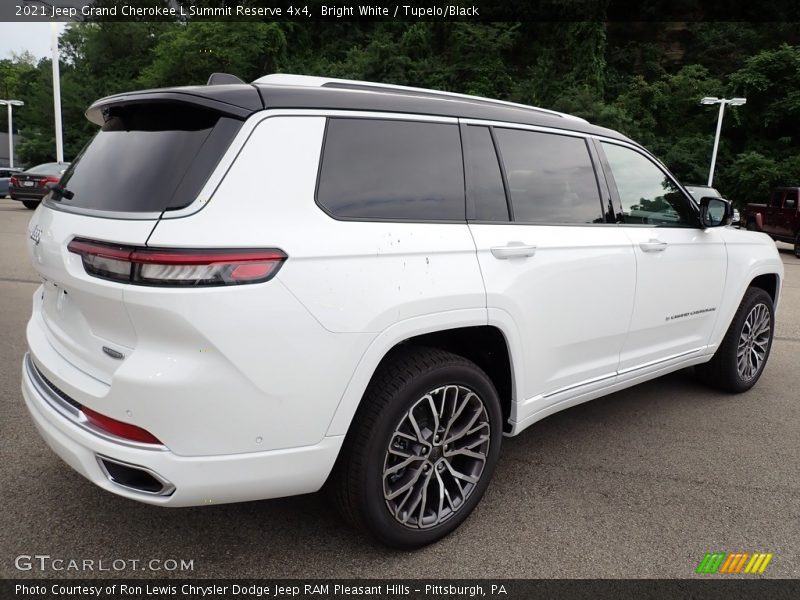 Bright White / Tupelo/Black 2021 Jeep Grand Cherokee L Summit Reserve 4x4