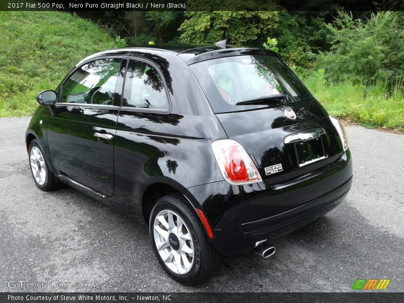 Nero Puro (Straight Black) / Nero (Black) 2017 Fiat 500 Pop