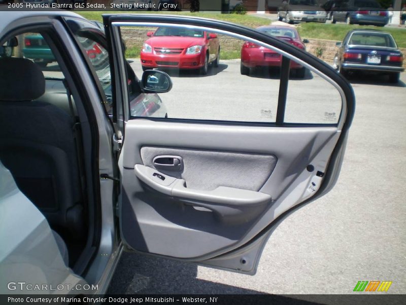 Sterling Metallic / Gray 2005 Hyundai Elantra GLS Sedan
