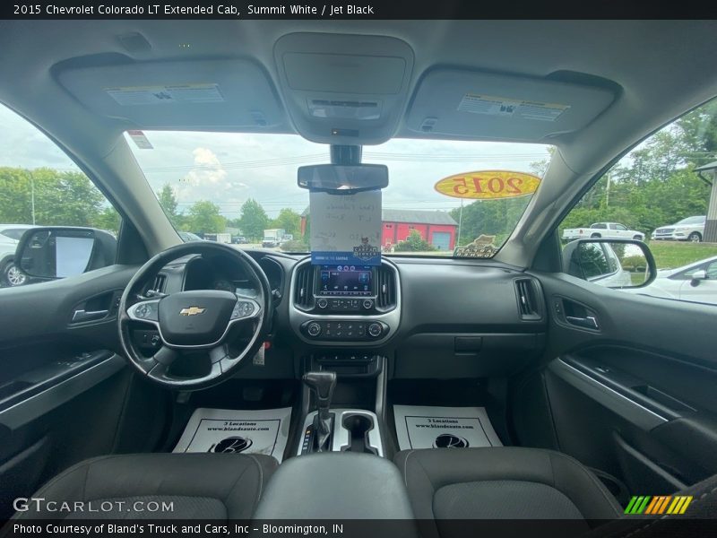 Summit White / Jet Black 2015 Chevrolet Colorado LT Extended Cab