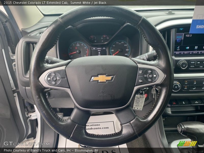 Summit White / Jet Black 2015 Chevrolet Colorado LT Extended Cab