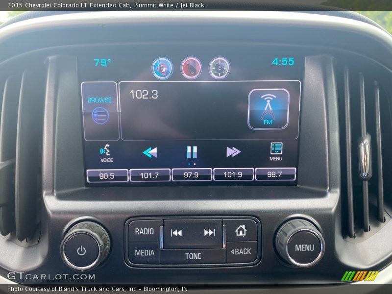 Summit White / Jet Black 2015 Chevrolet Colorado LT Extended Cab