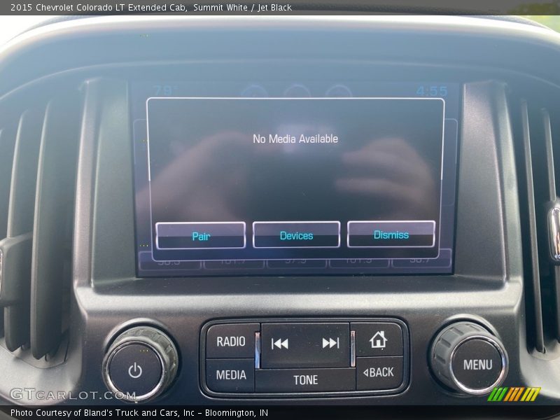 Summit White / Jet Black 2015 Chevrolet Colorado LT Extended Cab