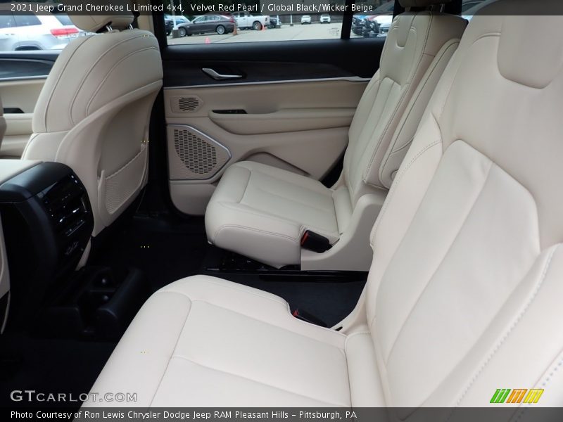 Velvet Red Pearl / Global Black/Wicker Beige 2021 Jeep Grand Cherokee L Limited 4x4
