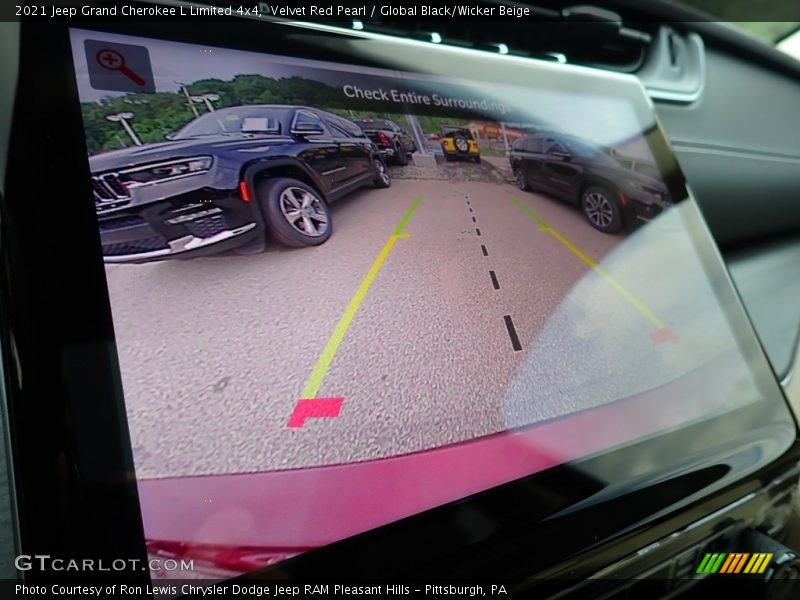 Velvet Red Pearl / Global Black/Wicker Beige 2021 Jeep Grand Cherokee L Limited 4x4