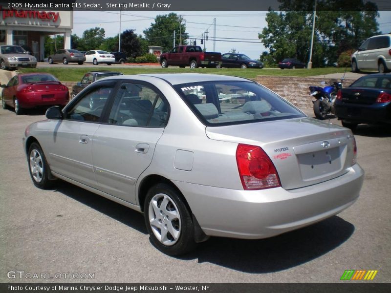 Sterling Metallic / Gray 2005 Hyundai Elantra GLS Sedan