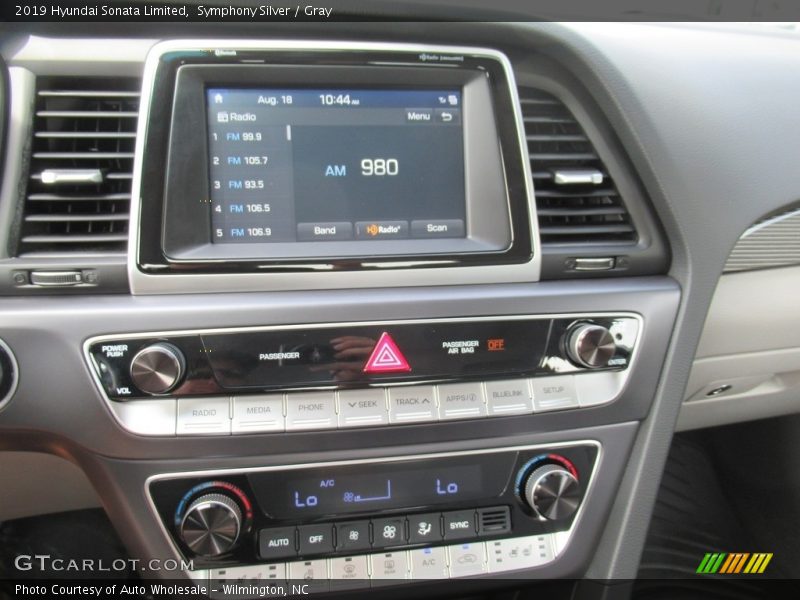 Symphony Silver / Gray 2019 Hyundai Sonata Limited